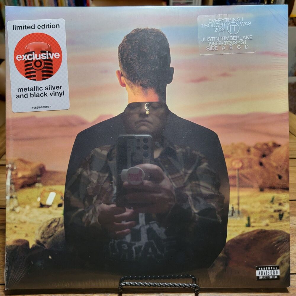 VINYL Justin Timberlake: Everything I Thought It Was - Silver & Black LP SEALED